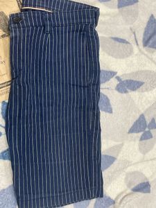 Striped Blue Shorts