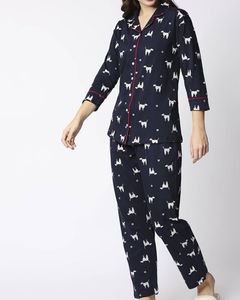 Women Sleepwear 1 Shirt And Pyjama Night Suit