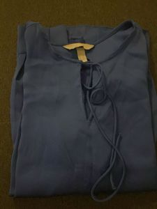 H&amp;M Blue Long Sleeve Blouse