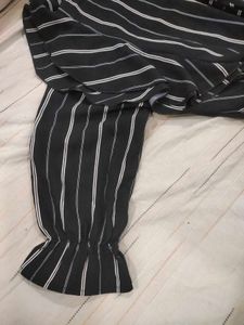 Striped Button-Down Top