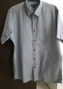 Men's Grey Casual Shirt