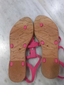 Pink &amp; Gold Sandals