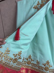 Gota Patti Saree with Banarasi Border