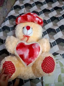 Cute Teddy Bear with Heart