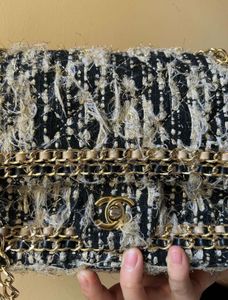 Authentic Chanel Tweed Classic Flap Bag – Timeless