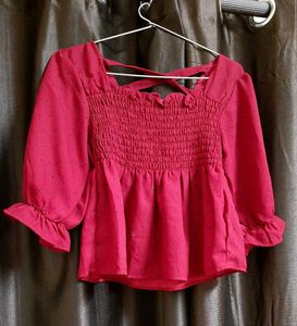 Maroon Red color top tunics