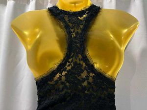 Black Lace Tank Top