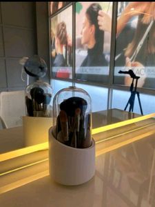 Rotating Makeup Brush Organizer