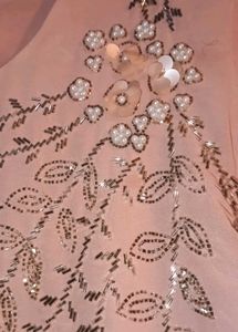 Blush Beaded Floral Top