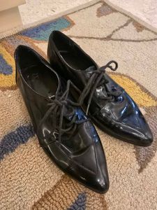 Zara Black Loafers