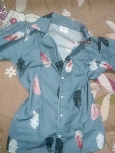 Women Shirt Blue Colour