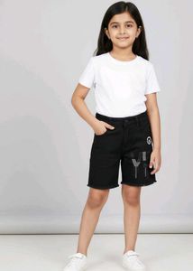 Cute Black Denim Shorts