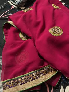 Elegant Pink Saree