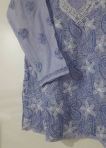 Transparentish Chikankari Kurti