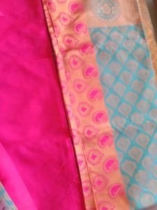 Pink Paisley Sari