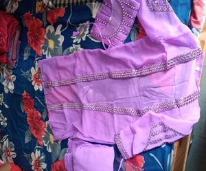 Crop Top, Shrug And Skirt Set