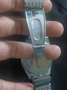 Sparkling Silver Watch