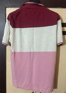 Urban Trail Multicoloured Striped Polo Tshirt