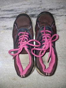 Blue and Pink Shoes