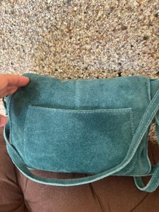 Suede Crossbody Bag
