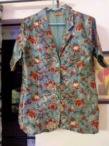 Women&#39;s SHAE By Sassafras Olive Green Blazer Set
