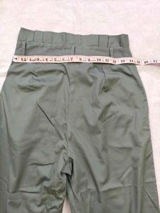 Olive Green  Trouser/ Capri