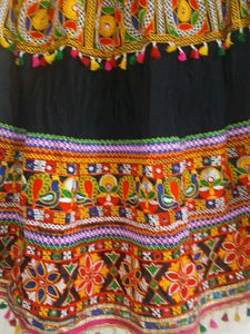Colorful Embroidered Lehenga For Navratri