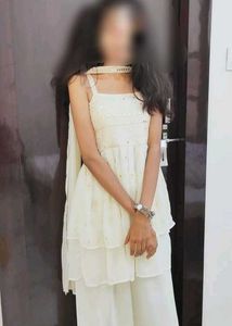 Cream Sharara/ Party Wear