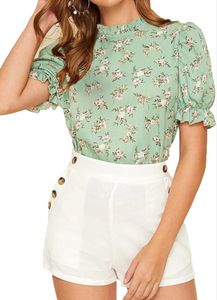 Cute Puff Sleeve Top