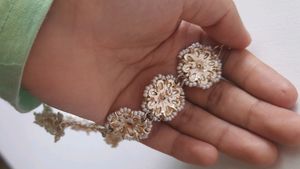 Nykaa Fashion Meenakari Chandbaali Maangtika