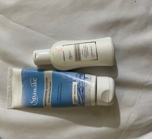 Spawake Face Wash & Brightning Lotion