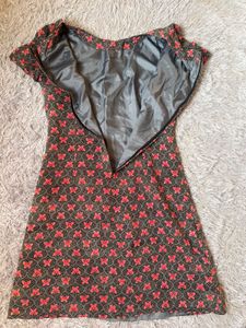 A Line Floral Dress