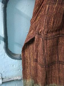 Brown Embellished Kurta