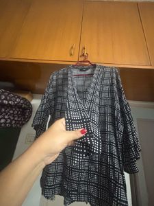 Polka Patterned Blouse