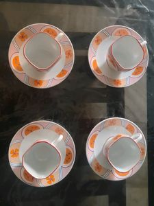 Cup And Saucer 4piece Set