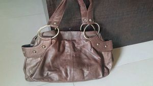 Brown Leather Bag 🛍️