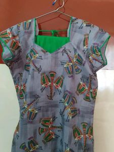 Tabla Design Dailywear Dress With Chudi Pant