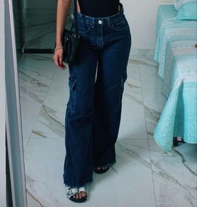 ⚡️Blue Denim Cargo Jeans ⚡️