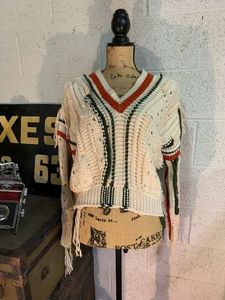 Distressed Knit Sweater