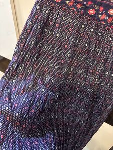 Purple Printed Maxi Dress