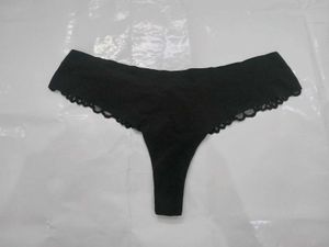 Victoria&#39;s Secret Black Lace Thong