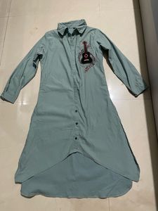 Collared Shirt Kurti