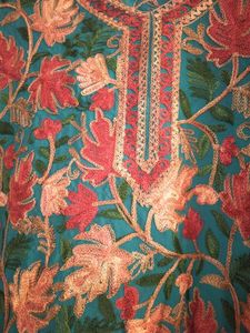 Heavy Embroidered kashmiri Kurta