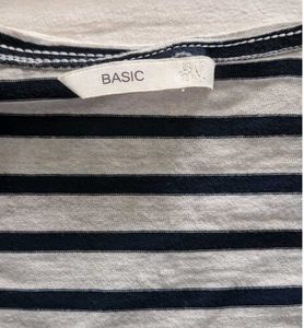 Striped Casual Dress with Denim Jacket