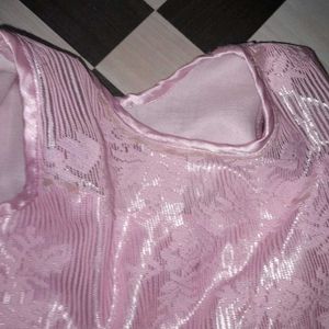 Pink Floral Dress &amp; Pants Set