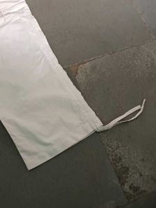 White Cargo Jeans