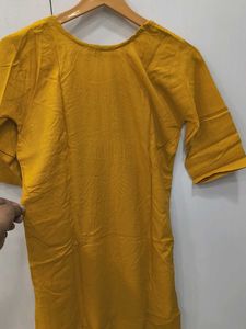 Elegant Mustard Kurta