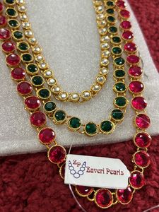Zaveri Pearls Antique Gold Multi Layered Necklace
