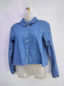 Denim Shirt - Women&#39;s Top