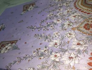 Elegant Lavender Floral Saree